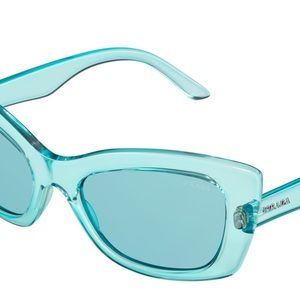 PRADA - Azure Translucent Blue Cat Eye sunglass